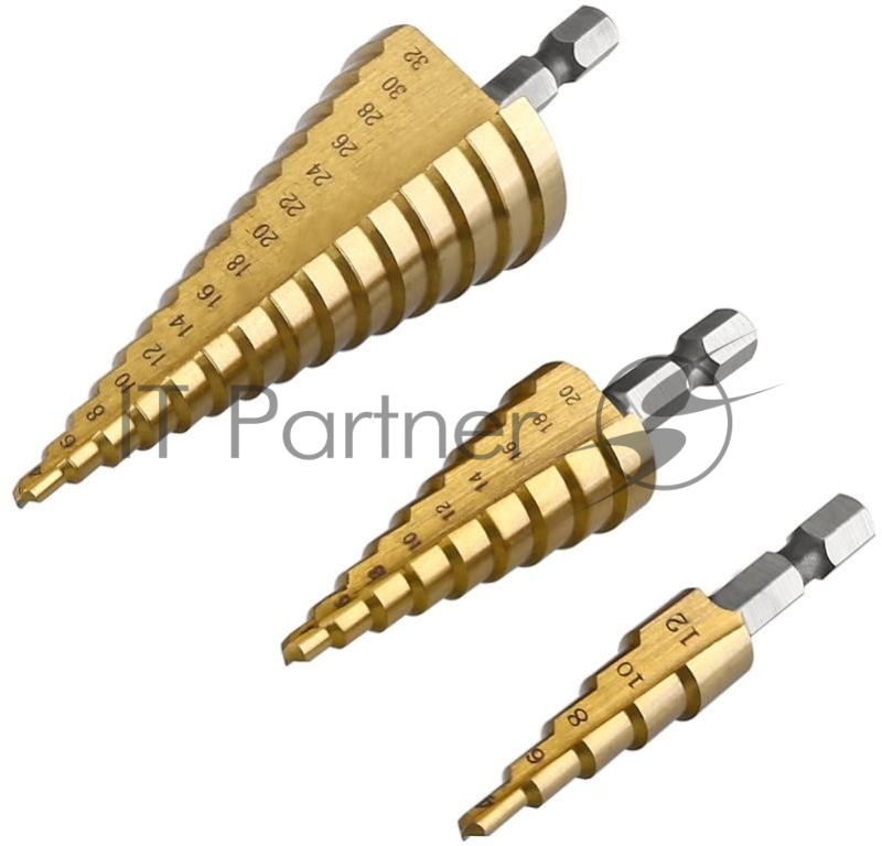 Набор сверл Deko DH21 (065-0689) по мет/пласт (3пред.) для дрелей