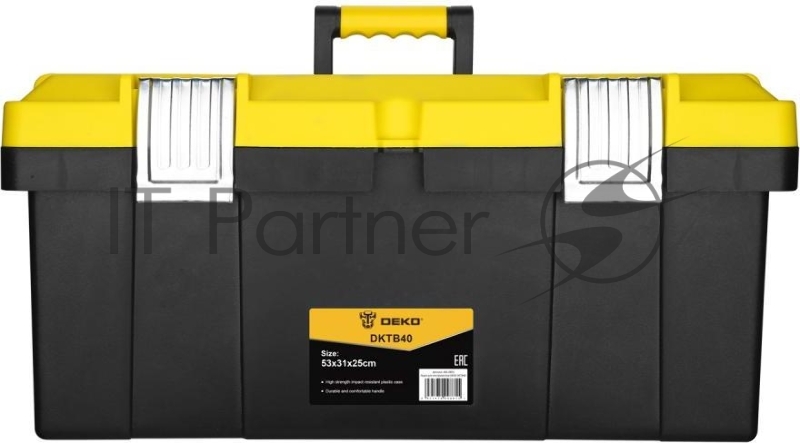 Ящик для инструментов Deko DKTB40 желтый/черный (065-0853)