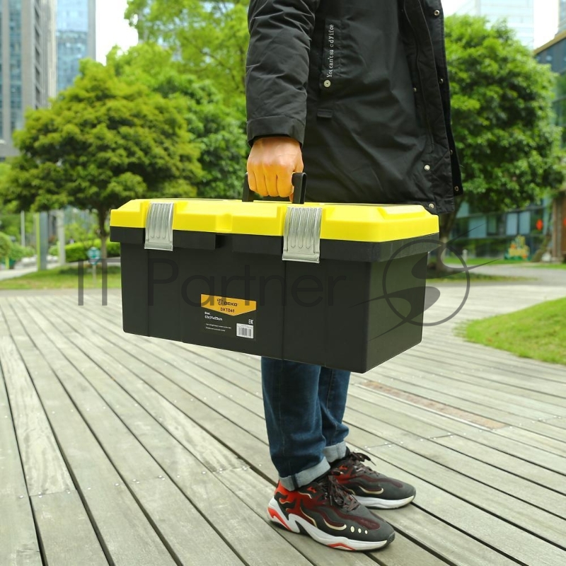 Ящик для инструментов Deko DKTB40 желтый/черный (065-0853)