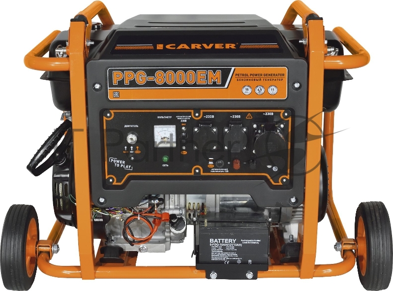 Генератор Carver PPG- 8000ЕM 11кВт