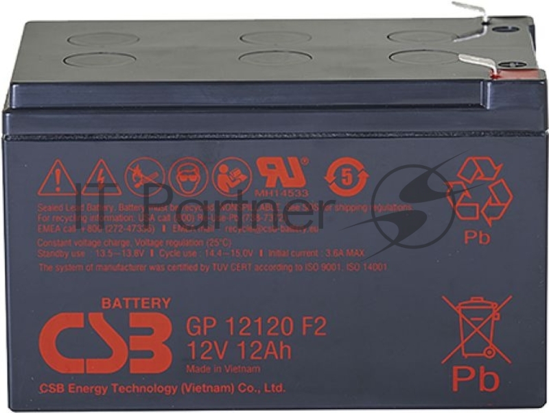 Аккумулятор CSB GP12120 F2 12V/12Ah