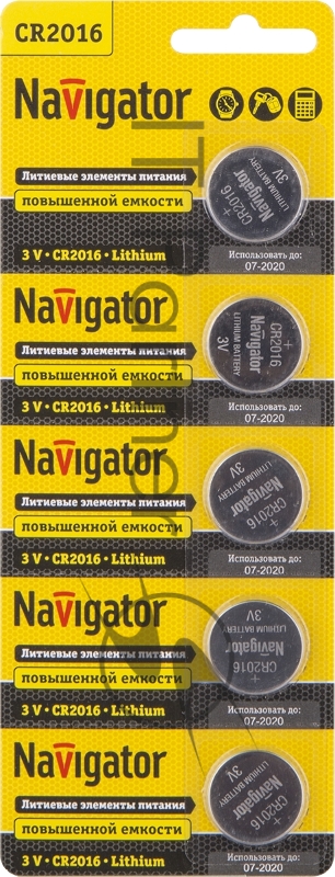 Элемент питания NBT-CR2016-BP5