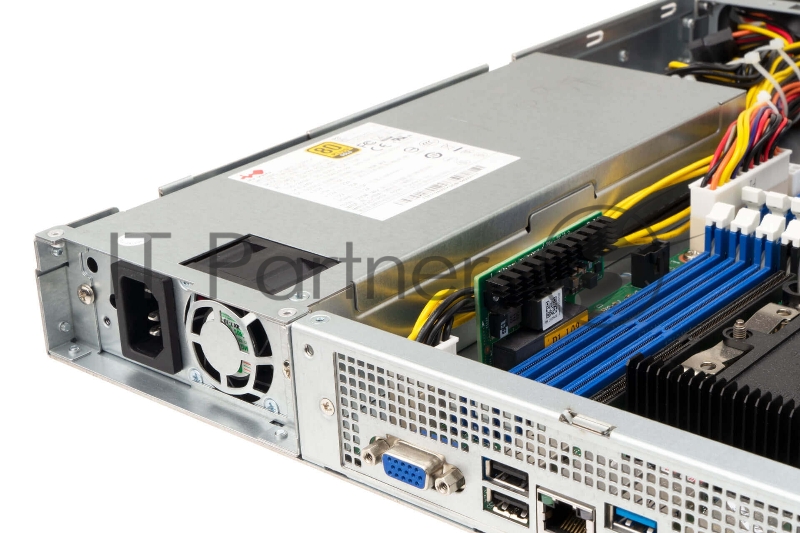 Компьютерный корпус IW-RS110-07 Single 650w Acbel /FAN 4056mm*6/SLIMSAS *10 BP/2.5/3.5 hot-swap HDD tray (gray color)*10/EAR SET - ear+plastic holder/handle/28RAIL/power cord*2/I/O shield universal/ Riser Card for 1Uxx-07 series, PCIe Gen 3 x 16, lef