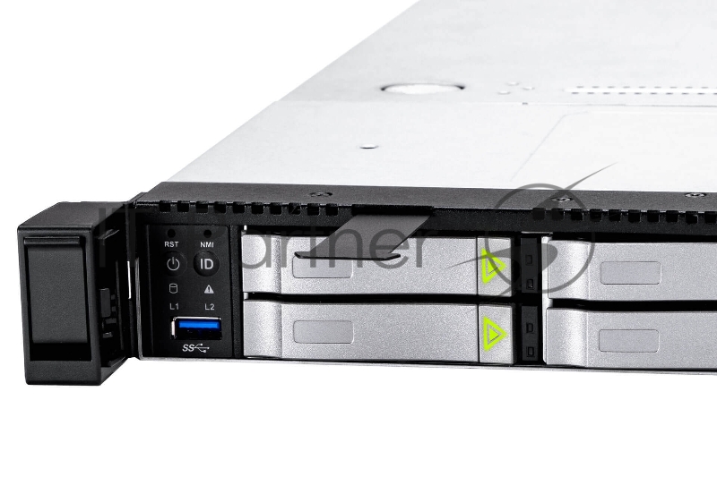 Компьютерный корпус IW-RS110-07 Single 650w Acbel /FAN 4056mm*6/SLIMSAS *10 BP/2.5/3.5 hot-swap HDD tray (gray color)*10/EAR SET - ear+plastic holder/handle/28RAIL/power cord*2/I/O shield universal/ Riser Card for 1Uxx-07 series, PCIe Gen 3 x 16, lef