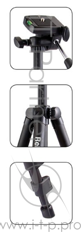 Штатив Rekam Ecopod E-125 напольный черный (550гр.)