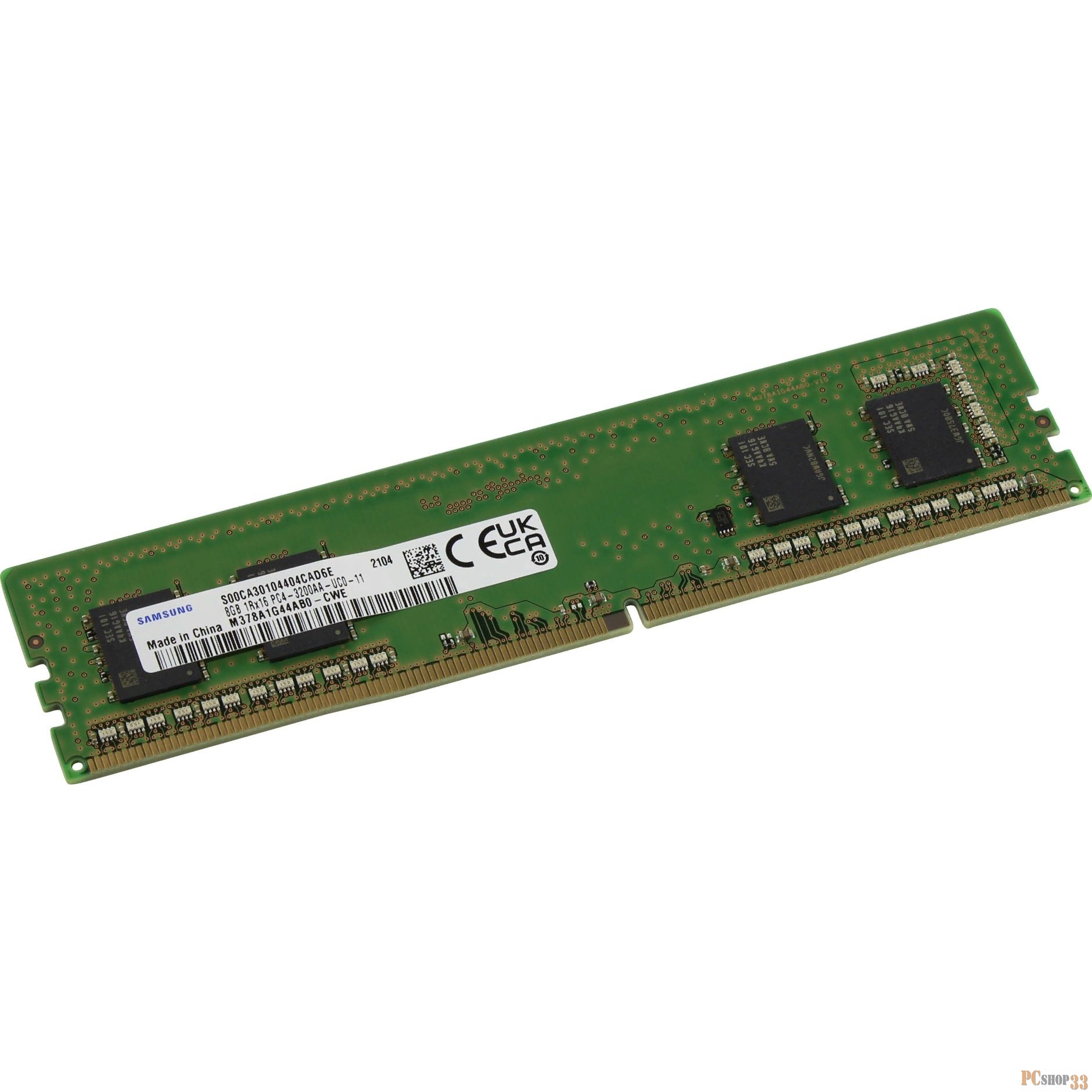 Память оперативная/ Samsung DDR4 DIMM 8GB UNB 3200, 1.2V