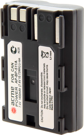 Аккумулятор для зеркальных камер, компактных камер и видеокамер AcmePower AP-BP-511 для: Canon Power