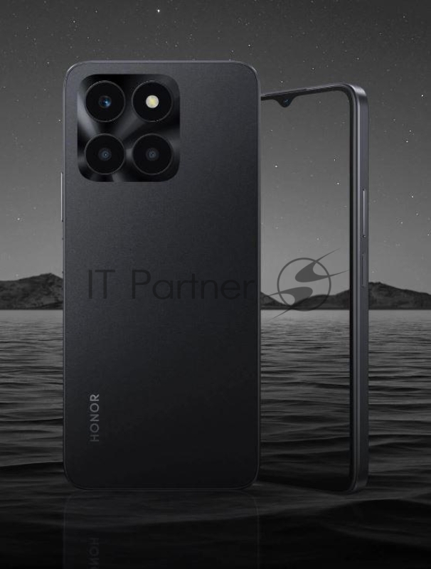 Смартфон Honor X6A 6/128Gb Полночный черный (5109AVSV)