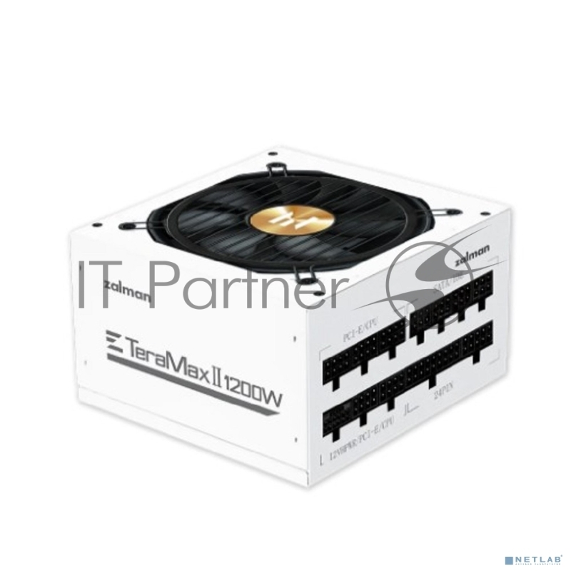 Блок питания 1200W Zalman TeraMax II (ATX12V v3.0, APFC, 12cm Fan, 80+ Gold Gen5, Full Modular, Retail) (ZM1200-TMX2 WH)
