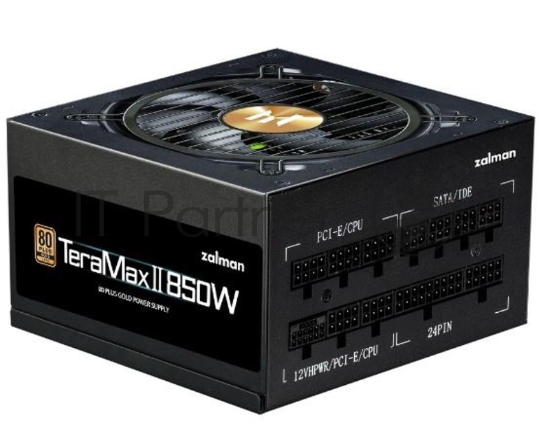 Блок питания 850W Zalman TeraMax II (ATX12V v3.0, APFC, 12cm Fan, 80+ Gold Gen5, Full Modular, Retail) (ZM850-TMX2)
