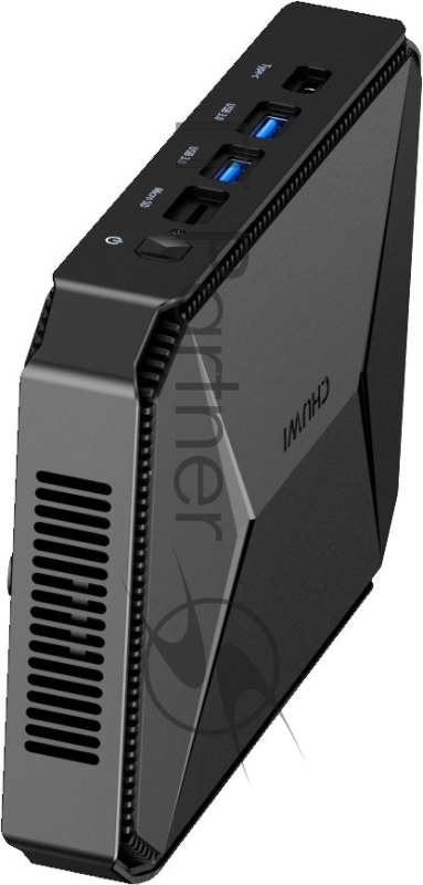 ПК Мини Chuwi HeroBox N100 (0.8) 8Gb SSD256Gb UHDG CR Windows 11 Professional GbitEth WiFi BT черный