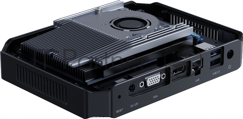 ПК Мини Chuwi HeroBox N100 (0.8) 8Gb SSD256Gb UHDG CR Windows 11 Professional GbitEth WiFi BT черный