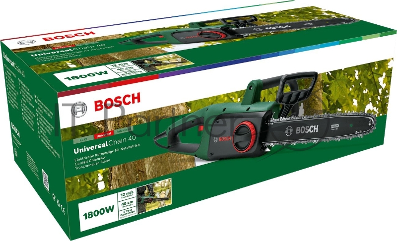 Электрическая цепная пила Bosch UniversalChain 40 1800Вт дл.шины:16 (40cm) (06008B8402)