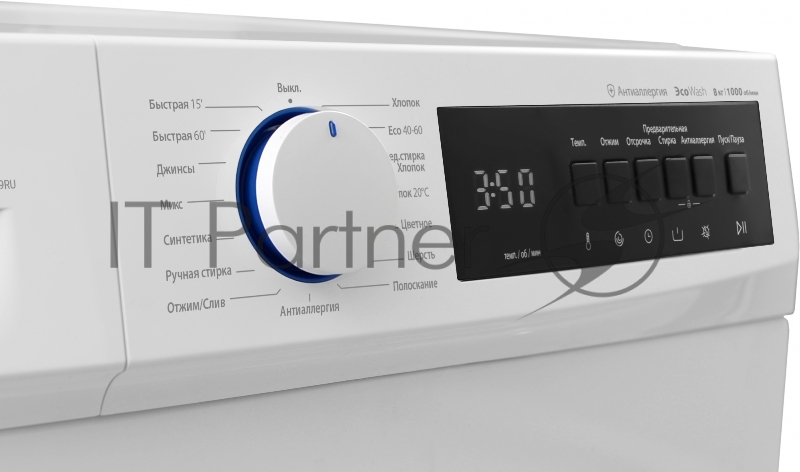 Стиральная машина Daewoo WM810T2WU9RU класс: A загр.фронтальная макс.:8кг белый