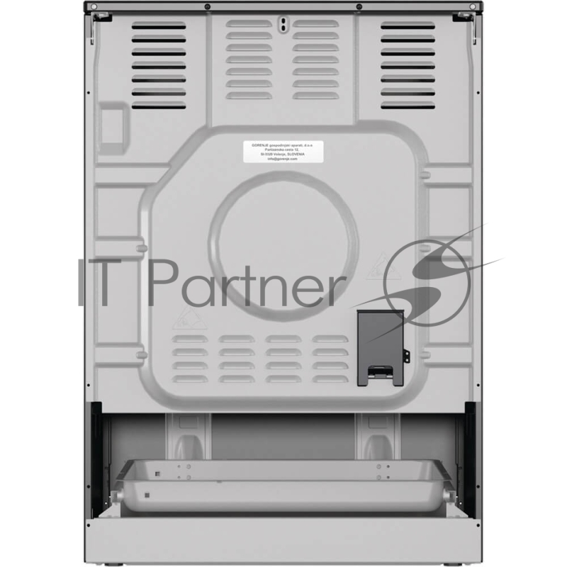 Плита Электрическая Gorenje GECS6B71CLB черный стеклокерамика (без крышки)