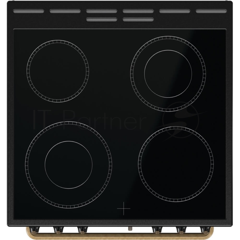 Плита Электрическая Gorenje GECS6B71CLB черный стеклокерамика (без крышки)