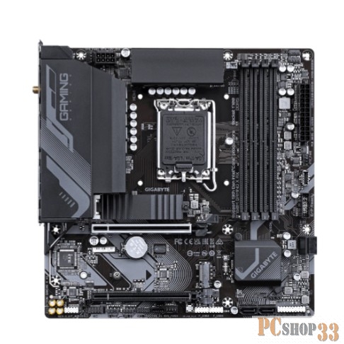 Материнская плата Gigabyte B760M GAMING X AX Soc-1700 Intel B760 4xDDR5 mATX AC`97 8ch(7.1) 2.5Gg RAID+HDMI+DP