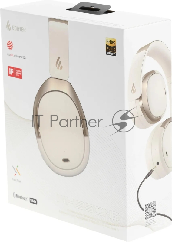 Гарнитура мониторные Edifier WH950NB слоновая кость/золотистый беспроводные bluetooth оголовье