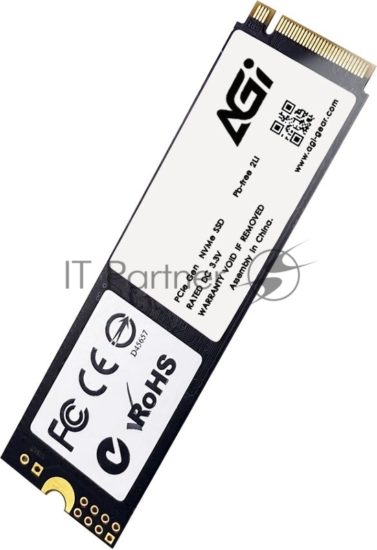 Накопитель SSD AGi PCI-E 4.0 x4 1TB AGI1T0G43AI818 M.2 2280
