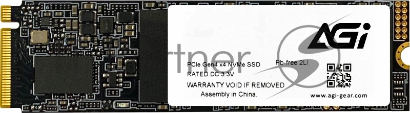 Накопитель SSD AGi PCI-E 4.0 x4 2TB AGI2T0G43AI818 M.2 2280