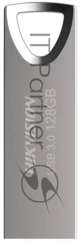 Флеш Диск Hikvision 128GB M200 HS-USB-M200 128G USB2.0 серебристый
