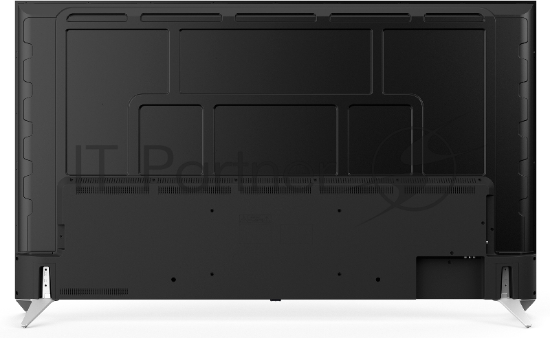 Телевизор QLED Hyundai 75 H-LED75QBU7500 Android TV Frameless черный/серебристый 4K Ultra HD 60Hz DVB-T DVB-T2 DVB-C DVB-S DVB-S2 USB WiFi Smart TV
