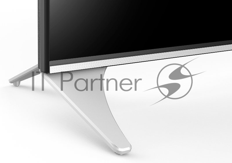 Телевизор QLED Hyundai 75 H-LED75QBU7500 Android TV Frameless черный/серебристый 4K Ultra HD 60Hz DVB-T DVB-T2 DVB-C DVB-S DVB-S2 USB WiFi Smart TV