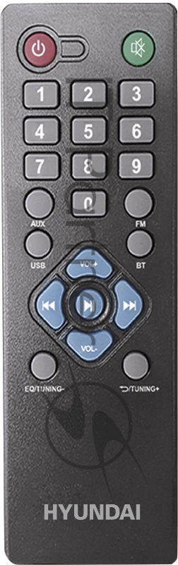 Микросистема Hyundai H-MS1404 черный 30Вт FM USB BT SD