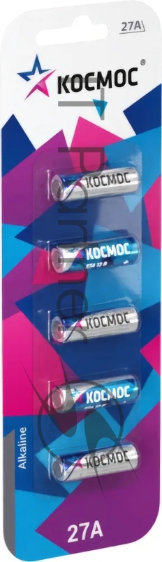 Элемент питания 27А 12V Alkaline 5BL для автосигнализации Космос