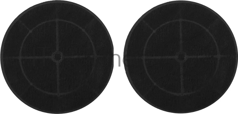 Комплект фильтров Hyundai HCF 00 черный (2шт.)