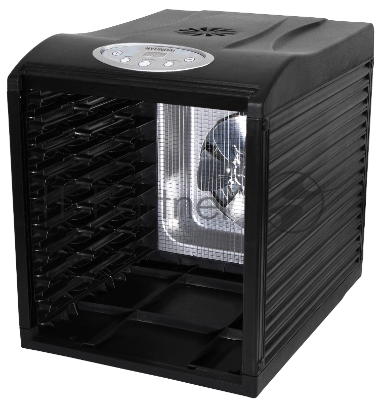Сушка для фруктов и овощей Hyundai HYFD-1802 27под. 700Вт черный