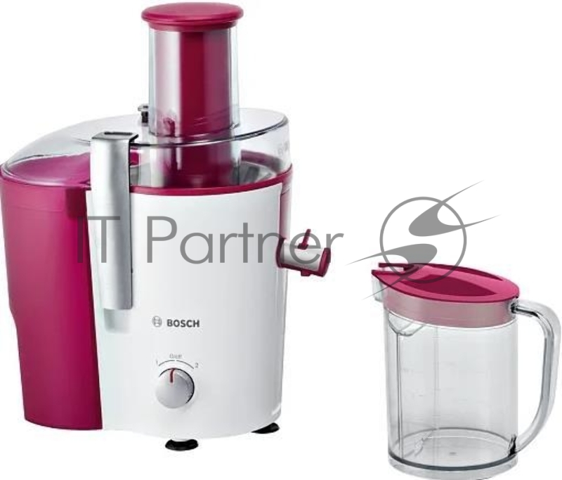 Соковыжималка центробежная Bosch MES25C0 700Вт рез.сок.:1.25мл. белый/бордовый