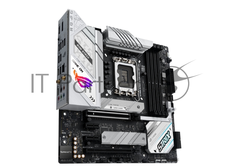 Материнская плата Asus ROG STRIX B760-G GAMING WIFI D4 Soc-1700 Intel B760 4xDDR4 mATX AC`97 8ch(7.1) 2.5Gg RAID+HDMI+DP