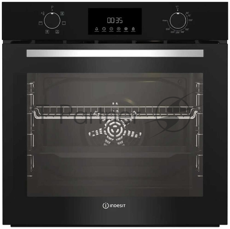 Духовой шкаф Электрический Indesit IFE 3644 J BL черный