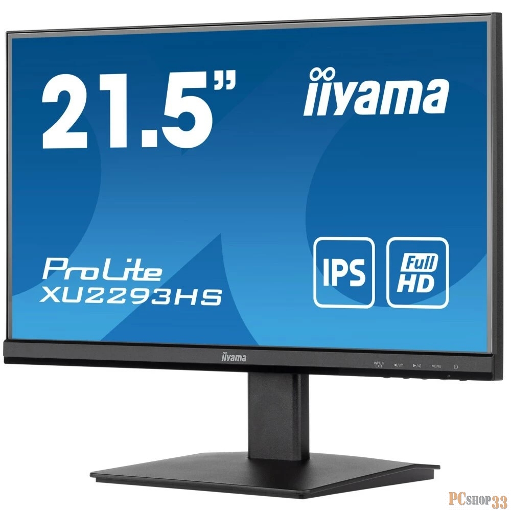 Монитор Iiyama 21.5 ProLite XU2293HS-B5 черный IPS LED 16:9 HDMI M/M матовая 250cd 178гр/178гр 1920x1080 75Hz FreeSync DP FHD 2.8кг