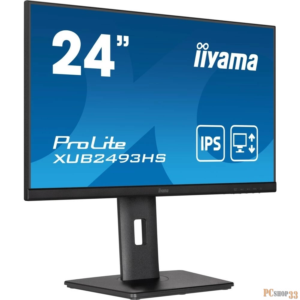 Монитор Iiyama 23.8 ProLite XUB2493HS-B5 черный IPS LED 16:9 HDMI M/M матовая HAS Piv 250cd 178гр/178гр 1920x1080 75Hz FreeSync DP FHD 5.7кг