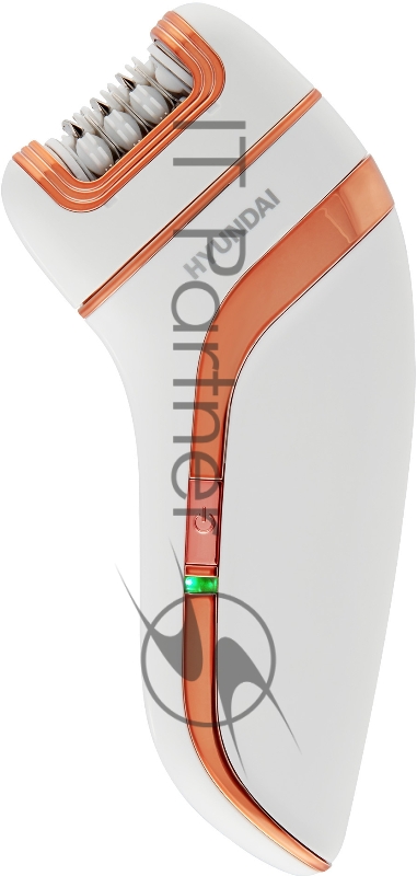 Эпилятор Hyundai H-EP9020 скор.:2 насад.:3 от аккум. белый/бежевый