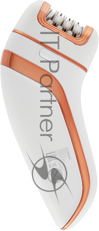 Эпилятор Hyundai H-EP9020 скор.:2 насад.:3 от аккум. белый/бежевый