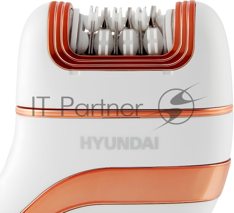 Эпилятор Hyundai H-EP9020 скор.:2 насад.:3 от аккум. белый/бежевый