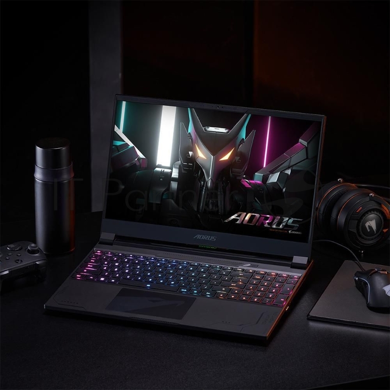 Ноутбук Gigabyte Aorus 15X AKF Core i9 13980HX 16Gb SSD1Tb NVIDIA GeForce RTX4070 8Gb 15.6 IPS QHD (2560x1440) Windows 11 black WiFi BT Cam (ASF-D3KZ754SH)