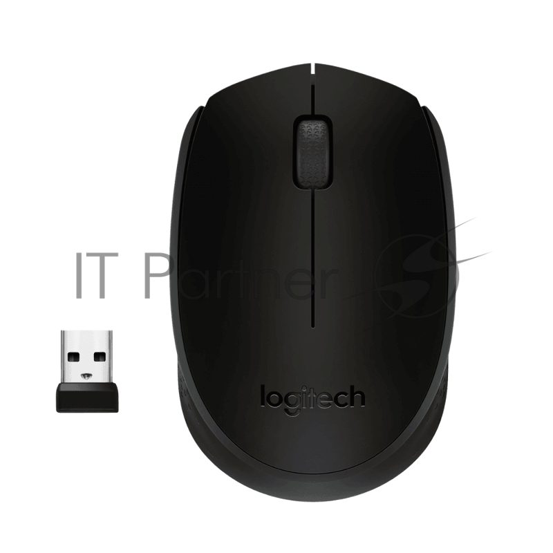 Мышка LOGITECH USB OPTICAL WRL M171 BLACK