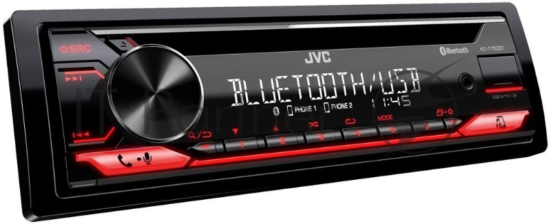 Автомагнитола CD JVC KD-T752BT 1DIN 4x50Вт