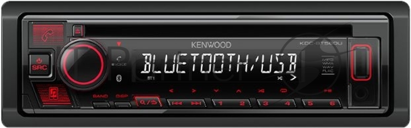 Автомагнитола CD Kenwood KDC-BT560U 1DIN 4x50Вт