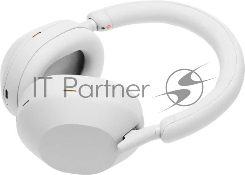 Гарнитура мониторные Sony WH-1000XM5 1.2м белый беспроводные bluetooth оголовье (WH1000XM5/S)