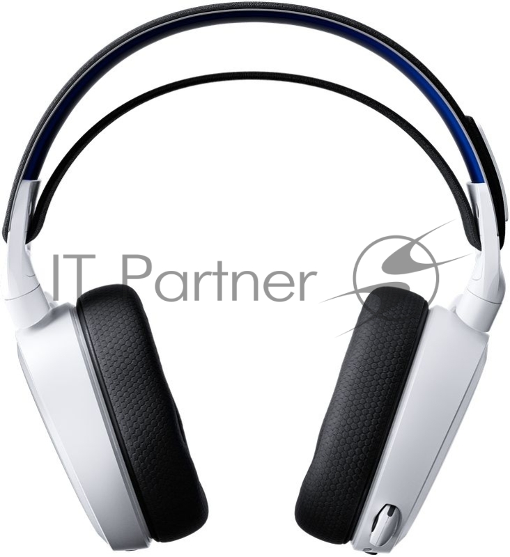 Наушники с микрофоном Steelseries Arctis 7P+ белый/черный мониторные Radio оголовье (61471)