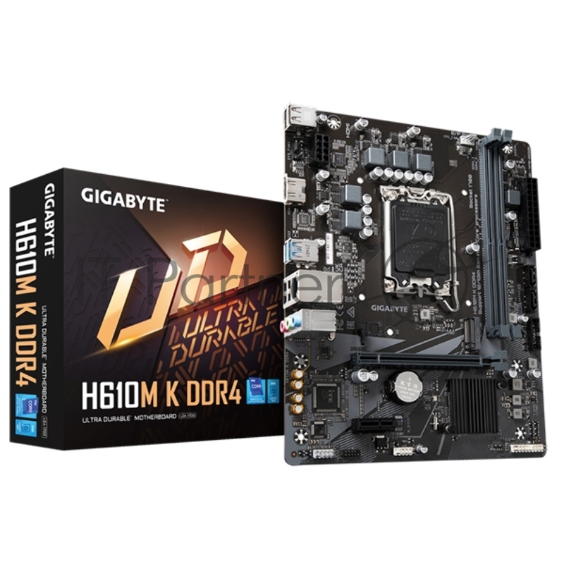 Материнская плата H610 S1700 MATX H610M K DDR4 GIGABYTE
