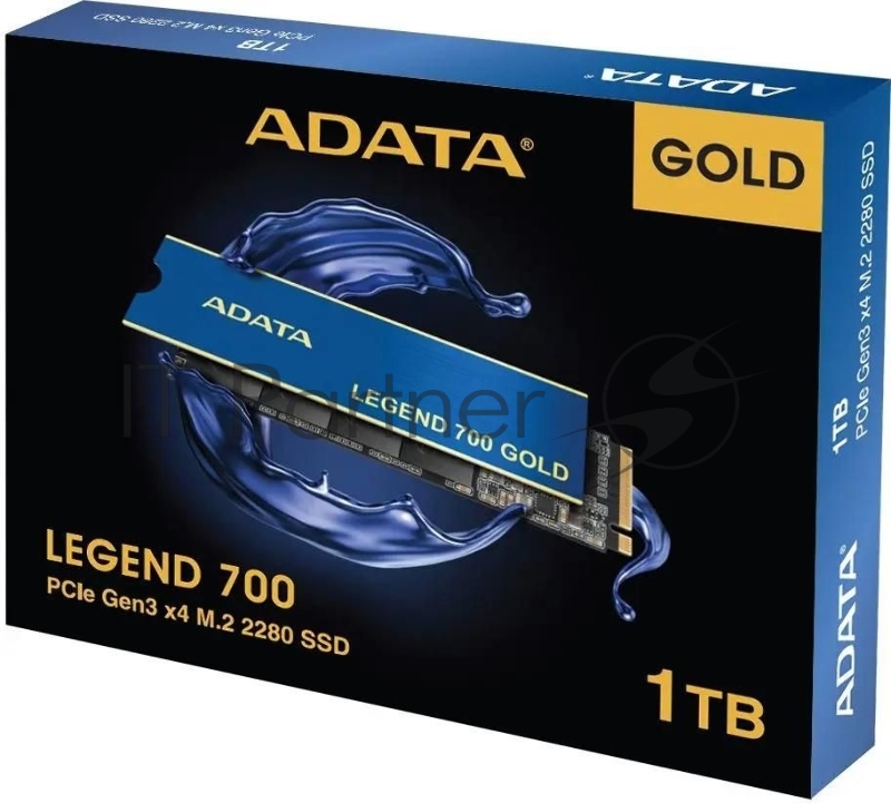Твердотельный накопитель ADATA M.2 2280 1TB LEGEND 700 PCIe Gen3 x4, 3D NAND, Sequential Read Up to 2,000MB/s* , Sequential WriteUp to 1,600MB/s*