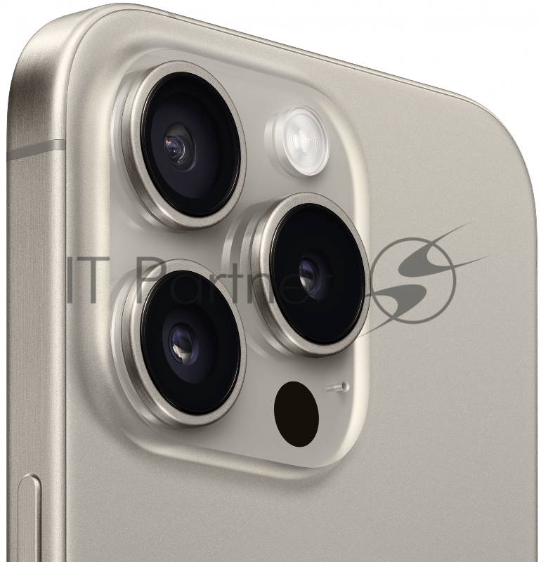 Смартфон Apple A3104 iPhone 15 Pro 256Gb титан моноблок 3G 4G 2Sim 6.1 1179x2556 iOS 17 48Mpix 802.11 a/b/g/n/ac/ax NFC GPS Protect