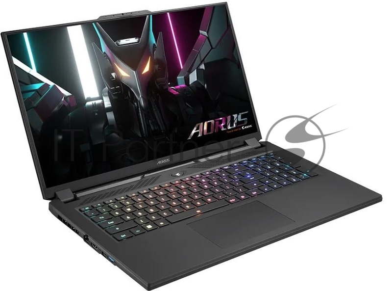Ноутбук Gigabyte Aorus 17H BXF Core i7 13700H 16Gb SSD1Tb NVIDIA GeForce RTX4080 12Gb 17.3 IPS FHD (1920x1080) Free DOS black WiFi BT Cam (BXF-74KZ554SD)