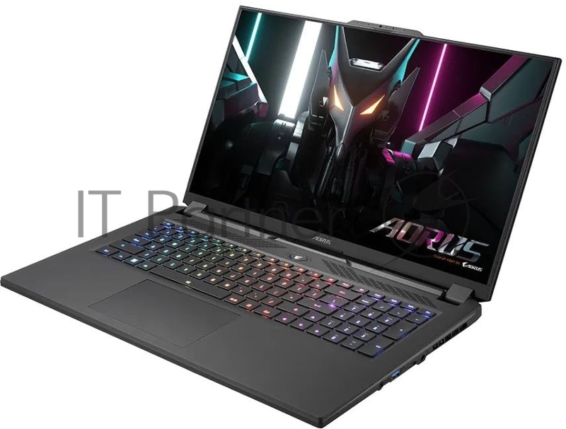 Ноутбук Gigabyte Aorus 17H BXF Core i7 13700H 16Gb SSD1Tb NVIDIA GeForce RTX4080 12Gb 17.3 IPS FHD (1920x1080) Windows 11 Home black WiFi BT Cam (BXF-74KZ554SH)
